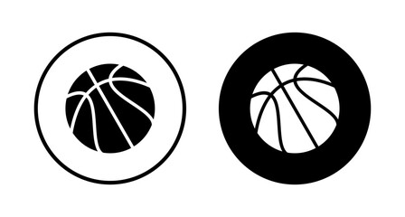 Basketball icon vector isolated on white background. Basketball ball icon. Basketball logo vector icon