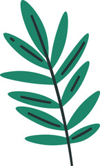 Tropical Leaf Branch