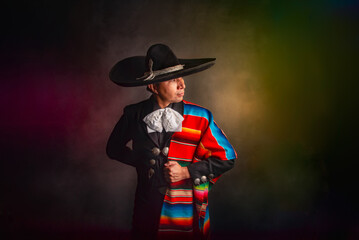 Mexican Charro A man wearing a sombrero