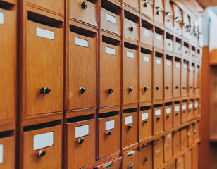 Oak Card Catalog from Library AI