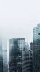 Fototapeta premium World Architecture Day Concept. Modern architecture background for business