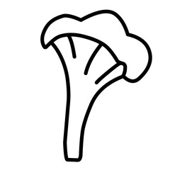 mushroom outline icon