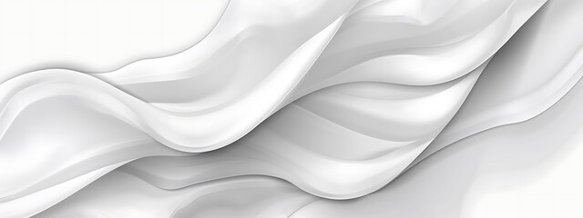 Obraz premium abstract elegant white background with light grey, leaving left space for text