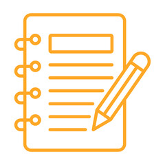 Fototapeta premium Notebook Icon