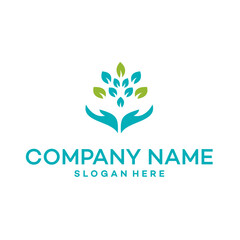 care logo vector template illustration design