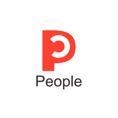 people logo vector template illustration design