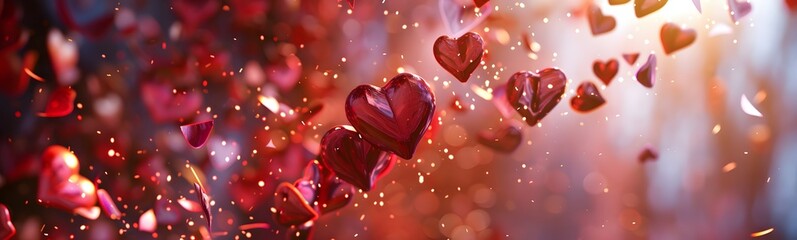 Fototapeta premium heart background