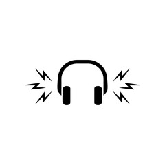 Earphone icon template