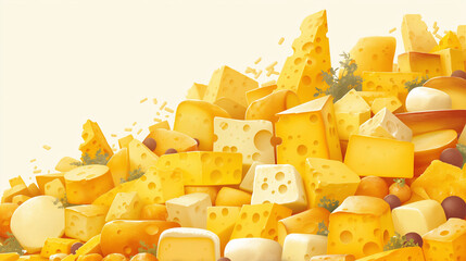 チーズの背景素材