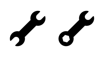 Wrench icon set. repair icon vector. tools icon vector