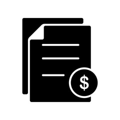 Invoice icon template