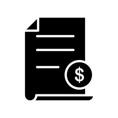 Invoice icon template