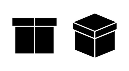 Box icon set. box vector icon, package, parcel