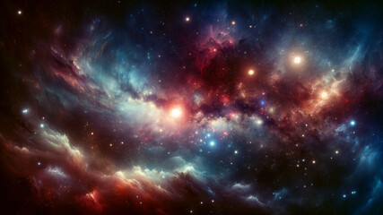 壮大な宇宙の風景