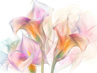 Calla lily in the garden