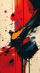 painting abstract pattern - 9x16 ratio