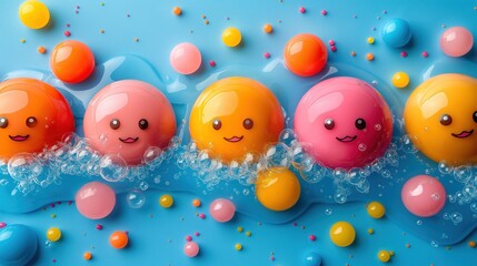 Cute Bubbly Faces