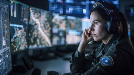 Using a touch screen a dispatcher assigns officers to specific areas based on crime patterns.