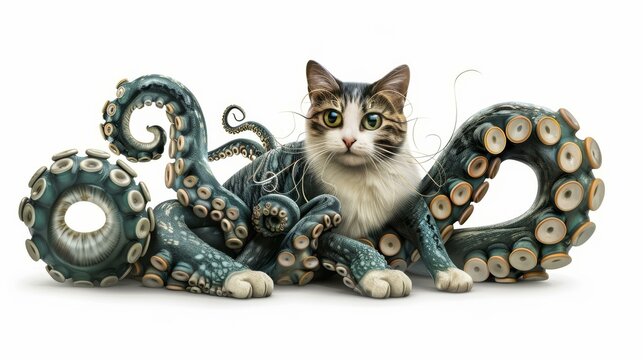 Octocat hybrid with the ability to bend reality in mysterious ways.