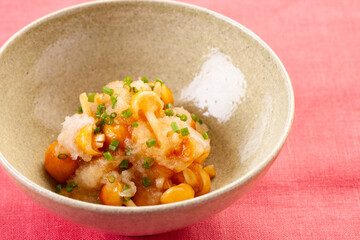 ナメコのおろし和え