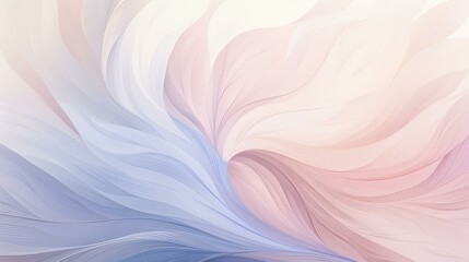 Abstract fractal background, inspired by nature, in soft pastel hues.