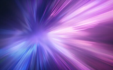 Obraz premium Abstract Blurred Purple and Blue Background with Light Rays