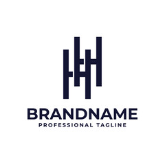 Fototapeta premium Letters HH Monogram Logo, suitable for any business with HH initials