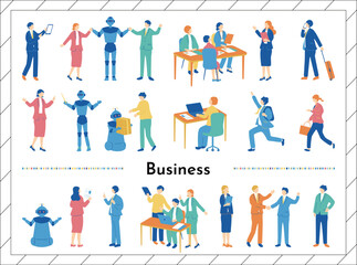 ビジネスシーン　人物素材集