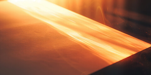 The Invisible Ink of Dreams: A blank sheet of paper, its edges glowing with the potential of countless stories untold.