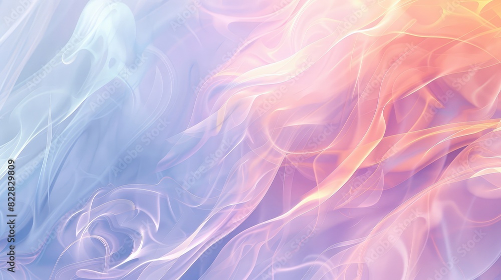 Aufkleber abstract background featuring soft pastel gradients blending seamlessly into each other