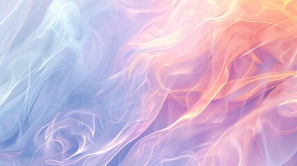 Obraz premium Abstract background featuring soft pastel gradients blending seamlessly into each other