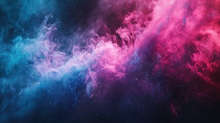 Cosmic galaxy with surreal effects