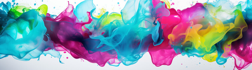 Colorful Liquid Art Splash