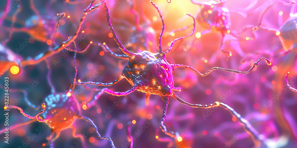 Poster the neural net navigator: a twisting, color-changing labyrinth of neurons and synapses