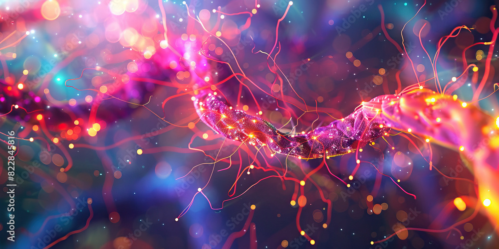 Poster the neural net navigator: a twisting, color-changing labyrinth of neurons and synapses
