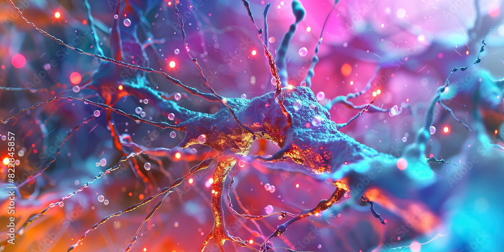 Poster the neural net navigator: a twisting, color-changing labyrinth of neurons and synapses