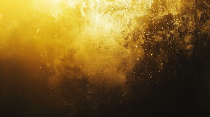 gold brown yellow , template empty space shine bright light and glow , grainy noise grungy spray texture color gradient rough abstract retro vibe background  - Powered by Adobe