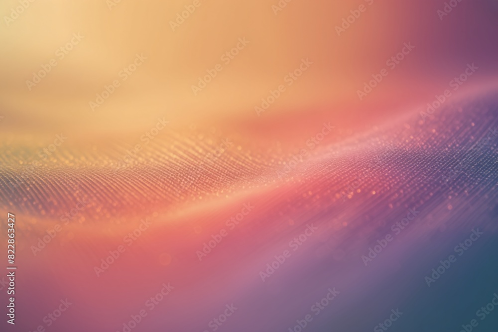 Wall mural abstract pastel blurred grainy gradient background texture colorful digital grain noise effect patte