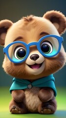 Fototapeta premium Cute baby bear wallpaper, Mobile wallpapers of cute teddy bear, baby bear wallpaper, Cute baby animals