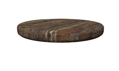 Wooden base for cooking support