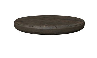 Wooden base for cooking support