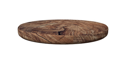 Wooden base for cooking support