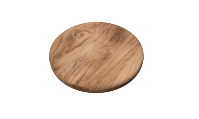 Wooden base for cooking support