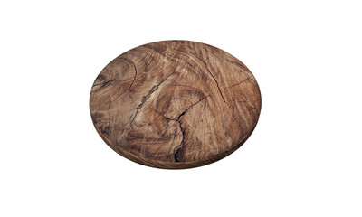 Wooden base for cooking support