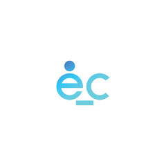 Letter EC logo design template vector illustration

