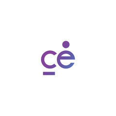 Letter CE logo design template vector illustration
