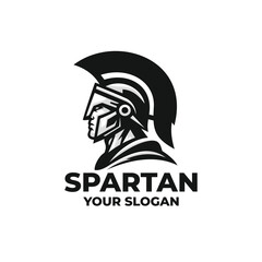 Spartan logo vector. EPS 10 editable vector