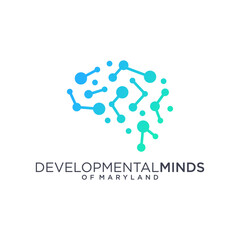 Abstract molecule, technology logo vector design