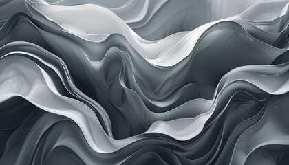 Fototapeta premium A collection of digital illustrations featuring abstract backgrounds in various shades of grey, perfect for adding depth and texture to designs.