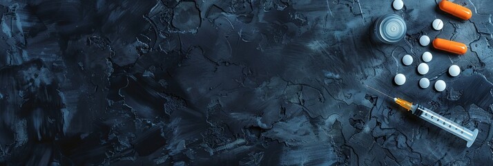 the concept of international overdose awareness day, copy space